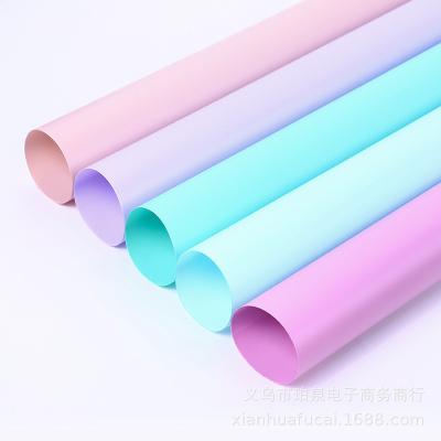 China Flower Wrapping Pure Color Matte Paper To Increase Flower Wrapping Paper Christmas Gift Wrapping Waterproof Wrapping Paper for sale