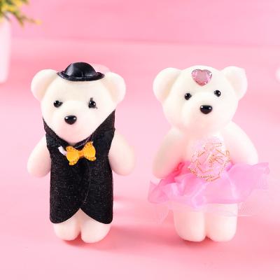 China Plush Wedding Supplies Cartoon Bouquets Support Plush Doll Wedding Flowers Home Decoration for sale