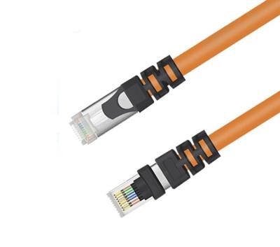 China Cat5E Patch Cord Telecommunication Ethernet Cable Metal Braided CAT5e for sale