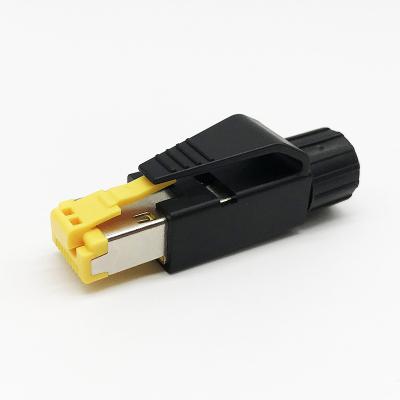 China Ethernet cat7 rj45 cable ip68 connector for sale