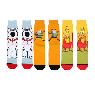 China Best Custom Cartoon Antibacterial Socks For Man for sale