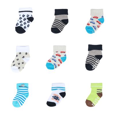 China Winter QUICK DRY Thick Thermal Cute Doll New Arrivals Non-slip Organic Cotton Baby Socks In Stock for sale