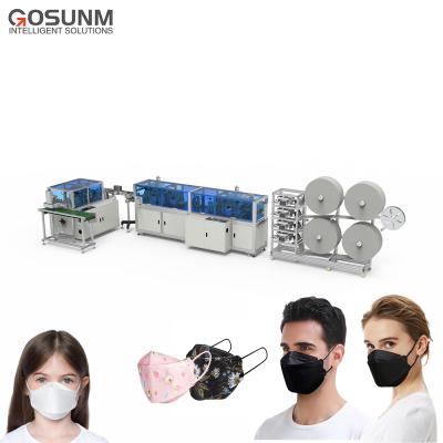 China Making Face Mask Disposable Face Mask Making Machine Korea Type 3d Face Mask Making Machine for sale