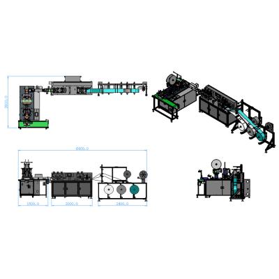 China Mask Making Cheap GOSUNM Inner Medical Mask Making Machine for sale