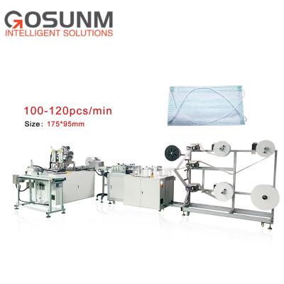 China Mask Making Disposable Type GOSUNM New Product Blindfold Mask Making Machine Head Loop Mask Making Machine for sale