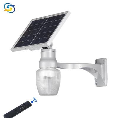 China Modern garden villa die-cast solar energy-saving pillar apple garden light for sale