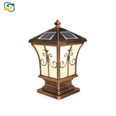 China Stylish Aluminum Landscape Stigma Garden Lamp Energy Saving Solar Villa Light Led for sale