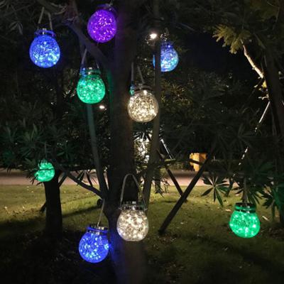 China Holiday Decorative Online Christmas Tree RGB Home Solar Light Garden for sale