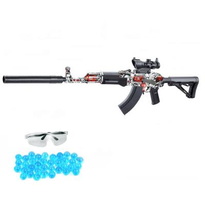 China Toy Amazon Hot Sell Electronic AK-74M Gel Ball Toy Guns for Boys and Adults Splatter Ball Blaster with 7 Beads Water Safe 8mm Gift for Kids for sale