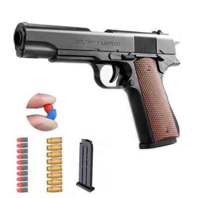 China Electronic Soft Bullet Toy Guns from Toy Amazons Best Seller List for Boys Shell Ejecting Pistol Gifts with Safe Foam Material Gift for Kids for sale