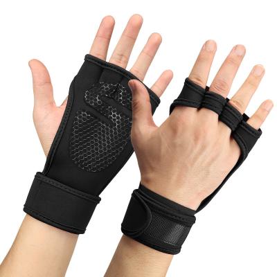 China Indoor and outdoor sports fitness gloves weightlifting non-slip cushioning riding breathable wear-resistant gloves for sale