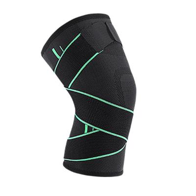 China Fitness Sports Knee Pads Basketball Running Mountaineering Breathable Customized Cycling Elastic Knee Pads for sale