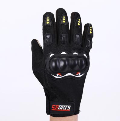 China New Motorcycle Full Finger Gloves Anti-collision Wear-Resistant Motorcycle Riding Racing Training Outdoor Full Finger Gloves Unisex for sale