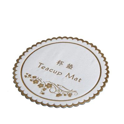 China Viable Promotional High Quality Slim Paper Beer Coasters for sale