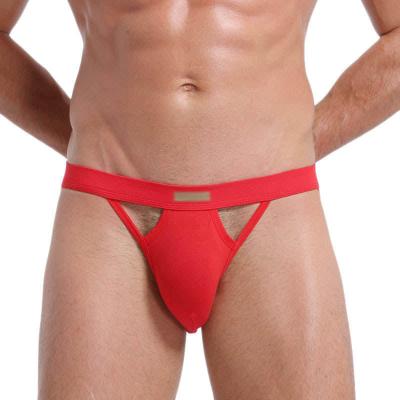 China Manufacturer Customized Logo 95% Cotton Men Jockstrap Breathable Underwear Men's Sexy Jockstraps for sale