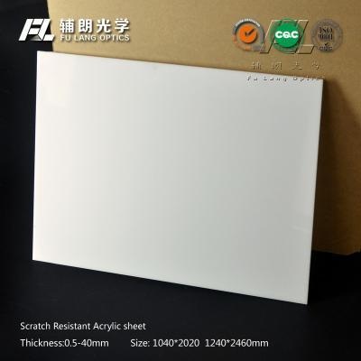 China 4’*8’ acrylic plexiglass sheet clear hard coating acrylic sheet apply to aluminium profile partitions for sale