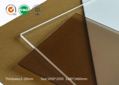 Cina Strato acrilico resistente del graffio di sicurezza, perspex termoresistente di 6mm tagliato alla dimensione in vendita