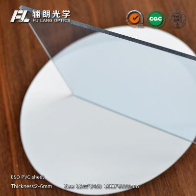 China High Performance 8mm Clear Acrylic Sheet Anti Static Coating For Clean Equipment for sale