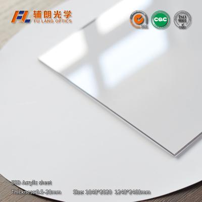 China Hoja de acrílico del grado óptico estático anti, hoja clara del plexiglás de 17m m cortada a la medida en venta