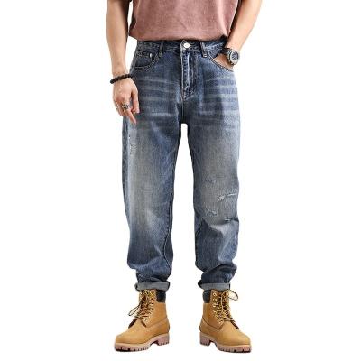 China Customized Mens Breathable Cotton Pants Looses Casual Jeans for sale