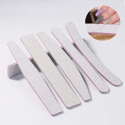 China Emery Board Manicure Pedicure Art Professional Fashionable Factory Logo Double-Sided Nail File Custom Made for sale