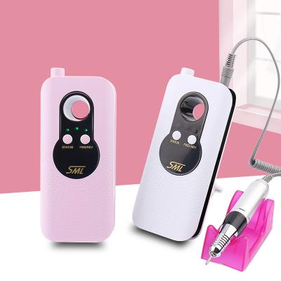 China Long Battery Life 35000rpm Fashionable Portable High Speed ​​Adjustable Nail Polisher Drill Bits Manicure Machine Strong For Nails for sale