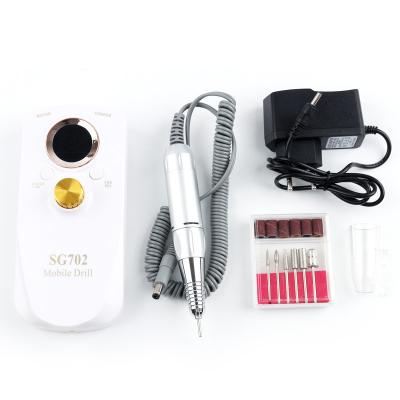 China High Quality Fashionable Manicure Pedicure 35000RPM Adjustable Direction Easy Carry Low Noise Exfoliating Nail Drill for sale