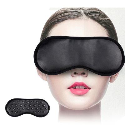 China Dark Circles PU Cloth 30 Tourmalines Eye Mask Sleep Visor For Men And Women for sale