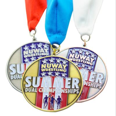 China Competition Activities Children's Summer Camp Awards, Gifts, Medals, Doomsday Metal Commemorative Medals, Marathon Zinc Alloy Medals for sale