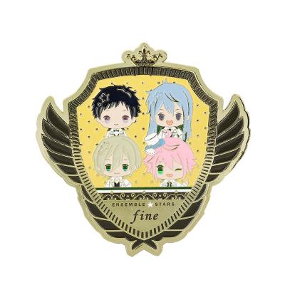 China Zinc Alloy Wholesale Europe Promotional Price Badge Metal Material for sale