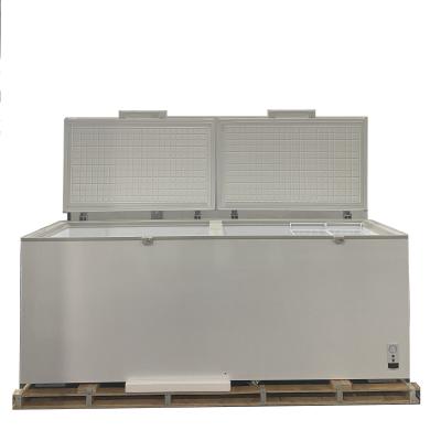 China SUILING Australian Market 2 Door Chest Freezer MPE Door Freezer&Refrigerator Eco-friendly Solid Top Foaming White Inside Cabinet BD-1000 for sale