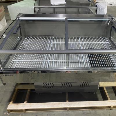 China COMPRESSOR SUILING supermarket fresh meat refrigerator display/deli case meat cooling display DLCD-1.5T for sale