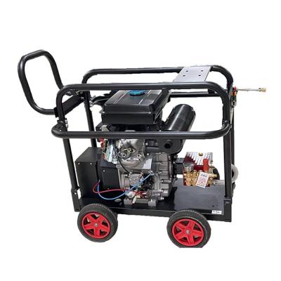 China 450 Bar Non-Toxic High Pressure Diesel Engine Cleaner Water Machine With Double Cylinder for sale