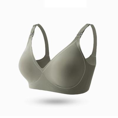 China Breathable Premium High Quality Wireless Hand Yoga Fitness Sports Free Nursing Nursing Seamless Bra for sale