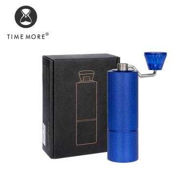 China Car Timemore Chestnut C2 Hand Coffee Grinder Portable Manual Coffee Grinder Royal Blue Stainless Steel Burr for sale