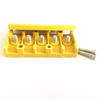 China Golf course or rent china sell small electrical yellow junction box with 5 holes for sale