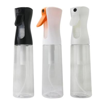 China 100ml 150ml 00ml 300ml 500ml PET Cosmetic Part Sprayer Plastic Continuous Hairdressing Salon Spray Bottle for sale