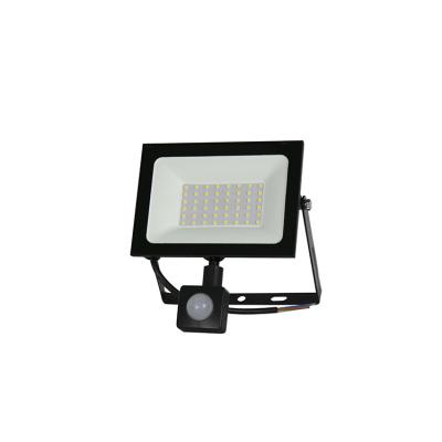 China Warehouse IP65 LED Floodlight With PIR Sensor 10w 20w 30w 50w for sale