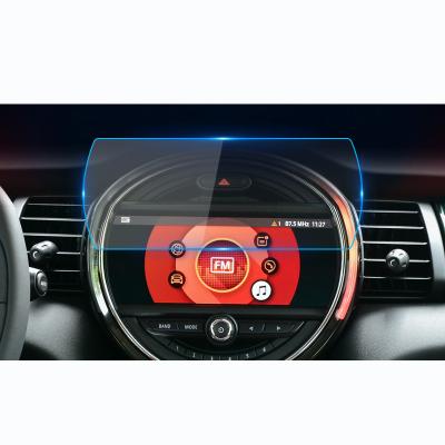 China Anti-Fingerprint Car Accessories Interior Tempered Glass Touch Screen Protector For BMW Mini Cooper Car GPS Navigation Car Use Protective Film for sale