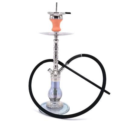 China Wholesale 304 Stainless Steel Hookah Hookah Hot Selling Germany Glass Current Glass Hookah for sale