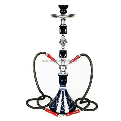 China Acrylic+iron+glass Material Glass Hookah 2018 New Large Shisha For Sale Black for sale