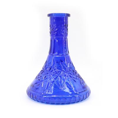 China Smooking Narguile Narguile Hookah Accessories Shisha Shisha Vase Bottom Shisha Glass Bottle Blue Glass Bottle for sale