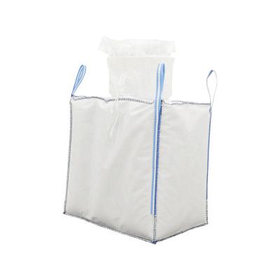 China ANTISTATIC Reusable Custom Packaging Jumbo Pouch 1000kg Ton Sack With Label Sack Fibc Sack Document Jumbo Pouch for sale