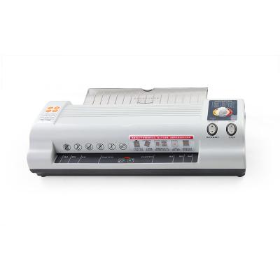 China Easy Operate Safe Heat System 4 Roller Large Capacity Laminator Laminating Machine For Home Office School Laminator for sale