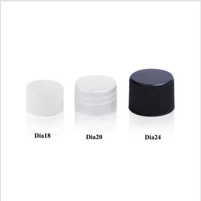 China 24/410 pp cosmetic black plastic screw cap cap for cosmetic bottle and plastic lotion container for sale