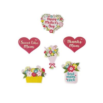 China Decoration Customized Happy Mother's Day Plastic Corrugated Yard Sign Outdoor Lawn Decoration Sign With Stakes for sale