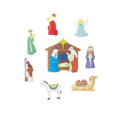 China Plug In The Ground Advent Of Gods And Angels, PP Decoration Corrugated Cardboard Sign For Child Birth Party for sale