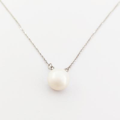 China CLASSIC Pearl Necklace From China Stainless Steel Jewelry Pearl Choker 925 Sterling Silver Necklace Joyeria Fina for sale