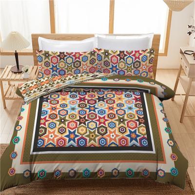 China Nondisposable Wholesale Nondisposable Good Quality Retro All-Season Adult Bedroom Bed Sheet Pillowcase Luxury Bedding Set for sale