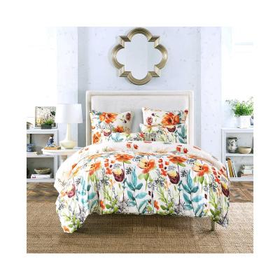 China High Quality Low Price Nondisposable Luxury 3 Piece Home Textile Polyester Printed Family Bedding Set for sale